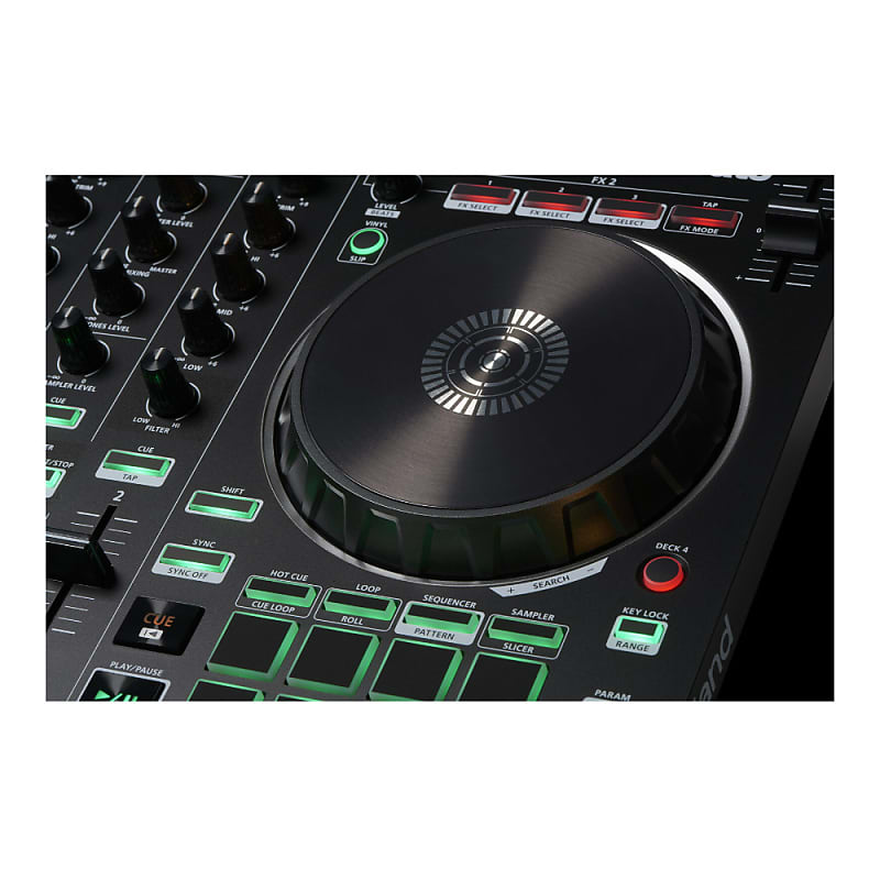 Roland DJ-202 Lightweight Design Easy-Grab Handles Plug-and-Play 