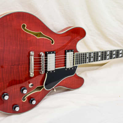 Eastman T486 Semi Hollow Thinline - Red (s/n: 2349) image 4