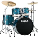 Tama Imperialstar 5-Piece Drum Set with Hardware & Cymbals Hairline Blue