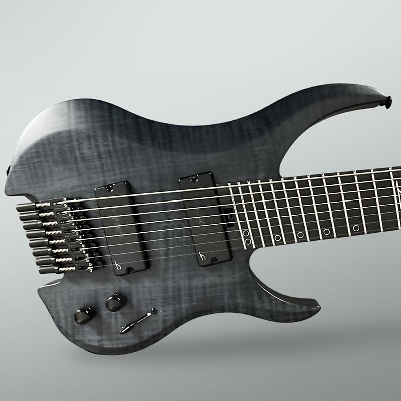 Legator G8FSS Ghost 8 Multi-Scale 2024 - Black Flame | Reverb