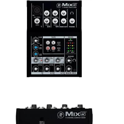 Mackie Mix5 5-Channel Compact Mixer | Reverb