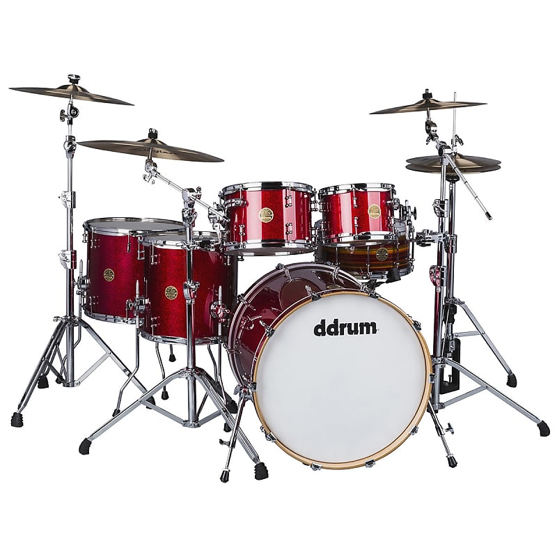 ddrum Dios Maple 5pc Red Cherry Sparkle Shell Pack | Reverb