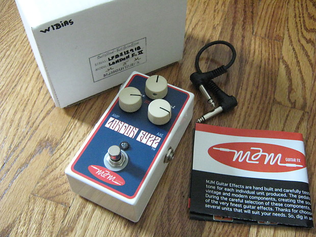 お得な情報満載 MJM Guitar FX London Fuzz II with Bias Knob (silicon fuzz ギター
