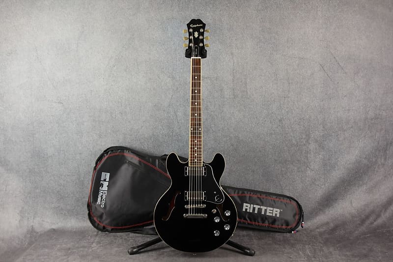 Epiphone ES-339 Ebony　送料込み　ギグバッグ付 Epiphone ES-339 Pro - Ebony - Gig Bag - 2nd Hand | Reverb