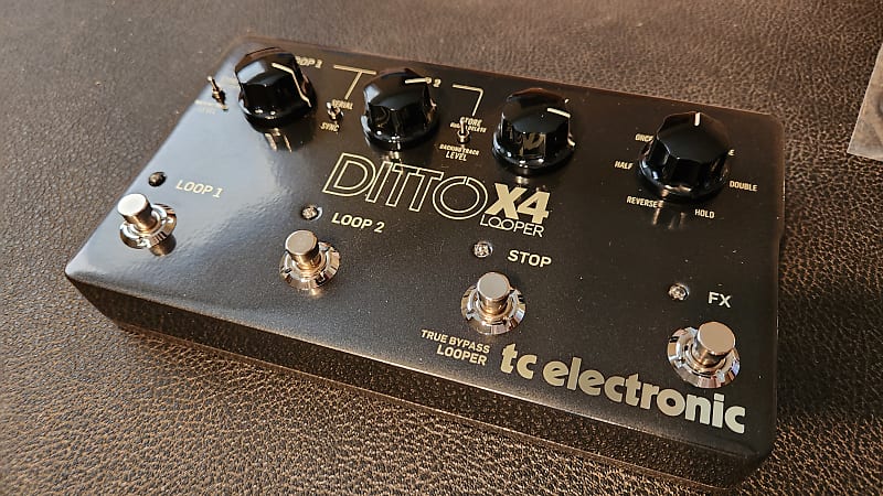 TC Electronic Ditto X4 Looper 2016 - Present - Black | Reverb