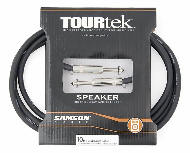 Samson TSQ10 Tourtek 10' 14/" to 1/4" Speaker Cable image 1