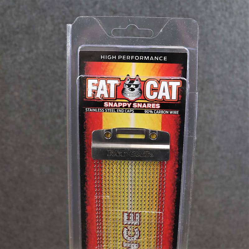 Fat Cat 14" x 20 Strand High Performance Snappy Snare Drum Wires Snares No Pitch FC1420NP image 1