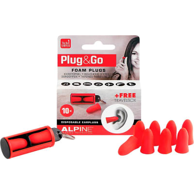 Alpine Hearing Protection Plug & Go Foam Earplugs image 1