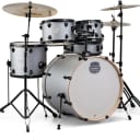 Mapex Storm Rock 5Pc Drums STC5295FCIG Textured Grey Planet Z Cymbals & Hardware