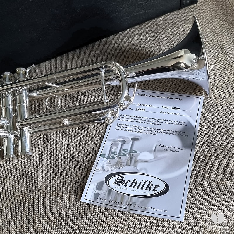 Schilke S32HD Custom Series trumpet case oil & grease Reverb