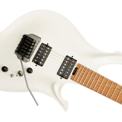 KOLOSS GT5 Aluminum Body Locking Machine Head Electric Guitar + Bag - White Satin image 15