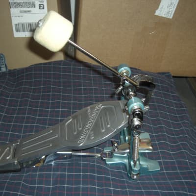 Slingerland Bass drum pedal Tempo King Late 60s Chrome/Blue Incredible Condition! image 4