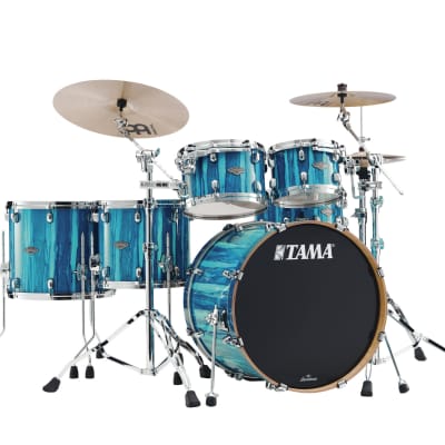 Tama MBS52RZS-SKA  Starclassic Performer Shell Kit 5 pcs - Sky Blue Aurora/Chrome HW image 1
