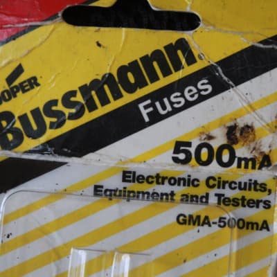 Cooper Bussmann 500mA Fuses 2 Pack GMA-500mA image 2