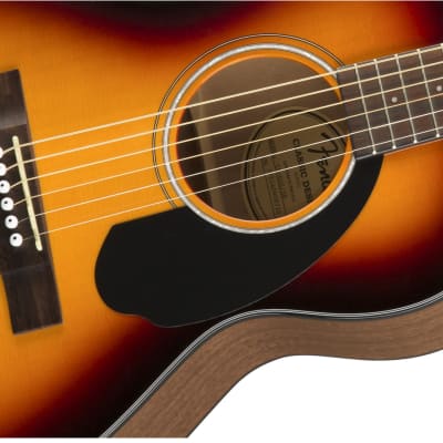 Fender CP-60S Parlor Acoustic 3-Color Sunburst image 5