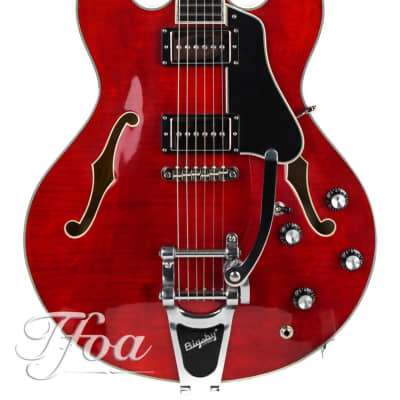 Eastman T486B Cherry Red Bigsby image 1