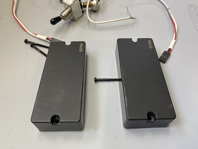 Emg 707 7 string pickup set with wiring and pots | Reverb