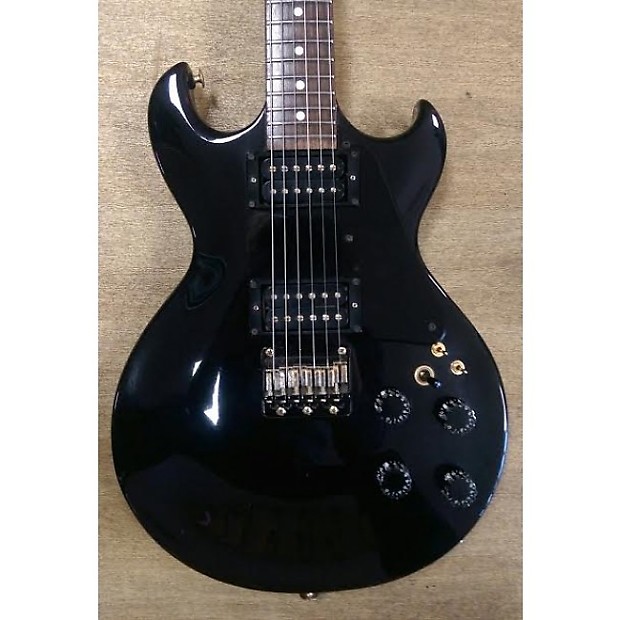 Aria Pro II Cardinal Series Custom 1984/85 Black & Gold Reverb