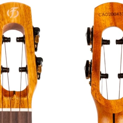 Flight Fireball EQ-A Tenor Ukulele New - solid mango body with dyed maple appointments image 10