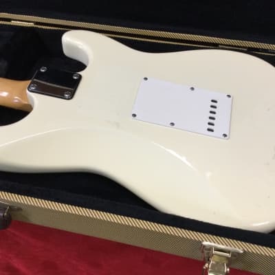 Immagine Fender Stratocaster Left Handed Olympic White Electric Guitar Japan MIJ Lefty - 5