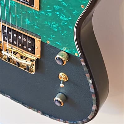 Custom Designed & Crafted Tele Style with Jasper Stones Serial #040 image 9