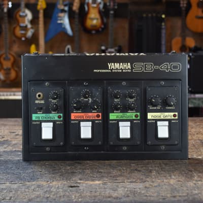 Yamaha SB-40 w/FB Chorus (CH-03), Overdrive (OD-01), Flanger (FL-01), Noise Gate (NG-01) 1980's