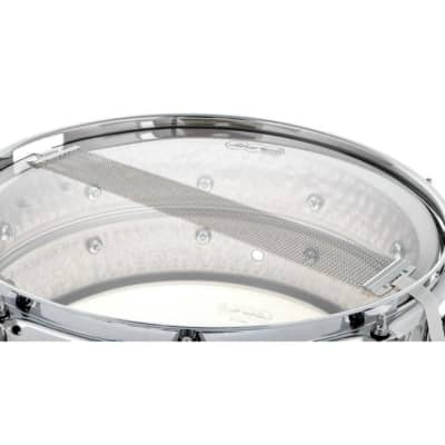 Ludwig LM405K Acrolite Hammered Aluminum Shell Snare Drum with Twin Lugs, 6.5"x 14" image 9