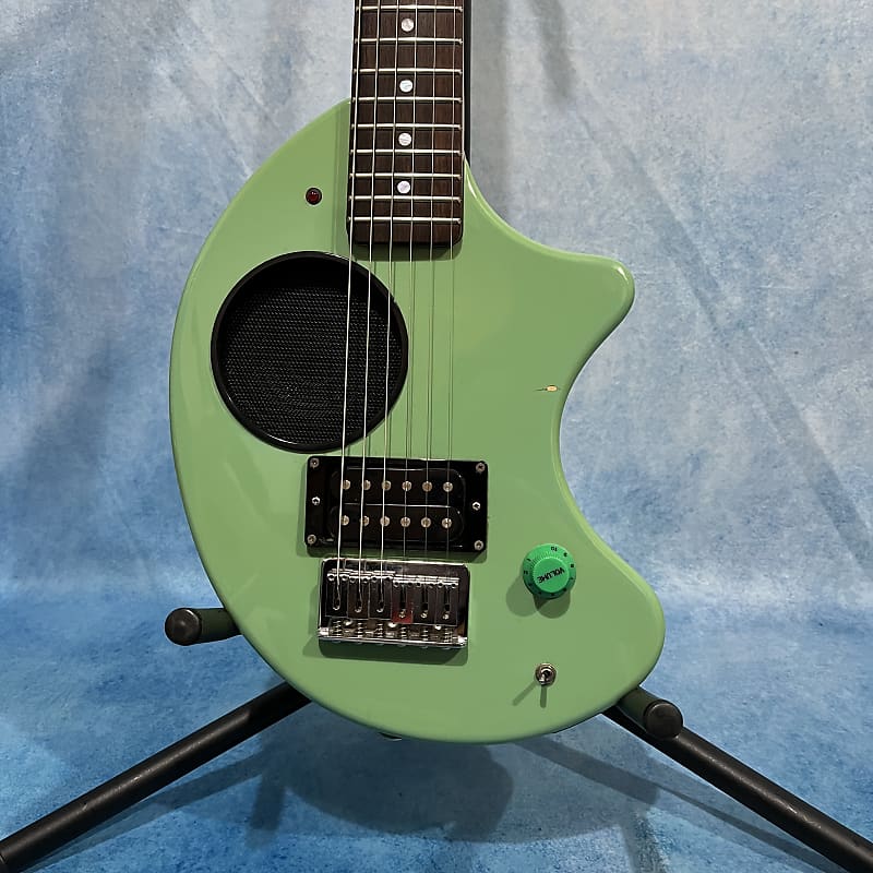 Fernandes ZO-3 mini travel guitar 2000s Surf Green W/Gigbag