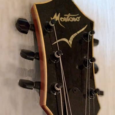 Mortoro Hollow Body Arch Top Jazz Guitar Free Flight “Volo Libero" 1994 Golden Maple image 13