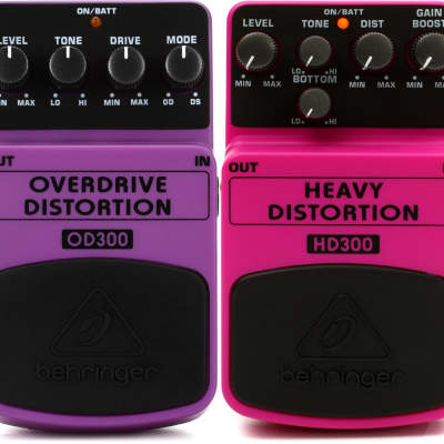 Behringer OD300 Overdrive / Distortion Pedal Bundle with | Reverb