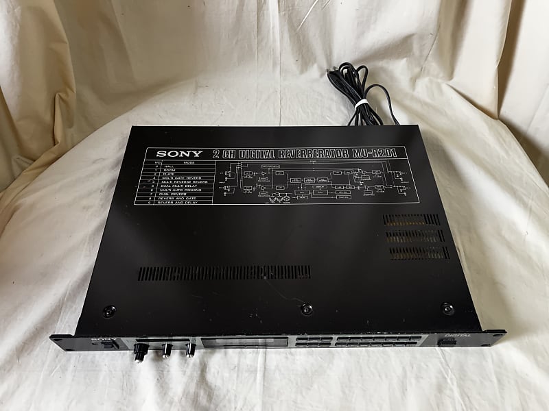 Sony MU-R201 2ch Reverberator Digital Reverb Pro Audio
