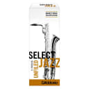 D'Addario RRS05BSX2S 'Select Jazz' Baritone Saxophone Reeds, 2 Soft, Box of 5
