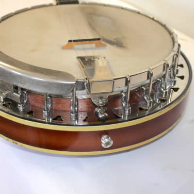 Vintage 1960's Vega Wonder Plectrum 4 String Banjo With Hard Shell Case image 16
