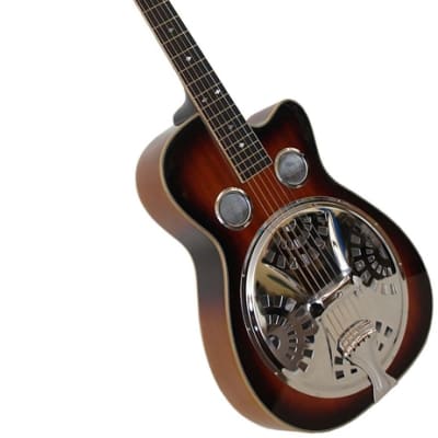Gold Tone PBR-CA Paul Beard Signature-Series Roundneck Resonator Guitar w/ Cutaway w/case image 2
