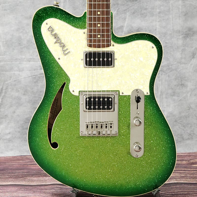 ギター Italia Modena Semi-Tone semitone-background - Italia Guitars USA