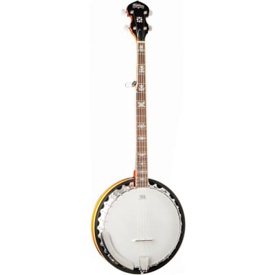Washburn B10 Americana Series 5-String Resonator Banjo, Gloss Sunburst image 2