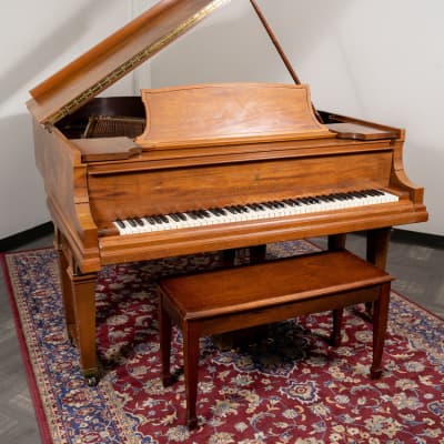 Steinway & Sons Model L Grand Piano | Satin Mahogany | SN: 190317 image 3