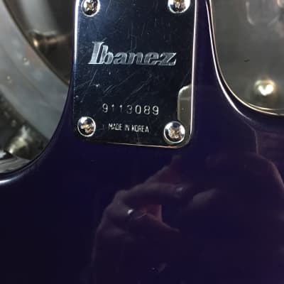 Ibanez EX Series Dark Blue Electric Guitar image 9