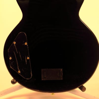 very Rare  GRASS ROOTS | ESP GUITARS MINI Semi Acoustic Black  ES-335 Black image 3