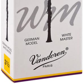 Vandoren CR1635 White Master Bb Clarinet Reeds - Strength 3.5 (Box of 10)