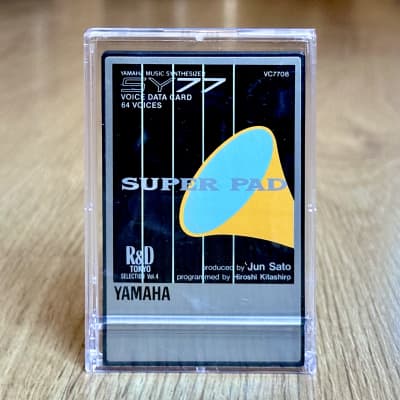Yamaha SY77 / TG77 Voice ROM Card VC7708 SUPER PAD // Ultra Rare