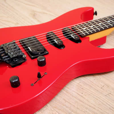 1990 Charvel by Jackson DK-065-SSH Electric Guitar Red Japan