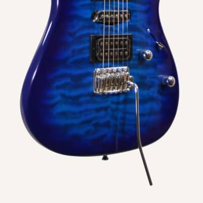Ibanez Ibanez GRX70QA-TBB Electric Guitar 2023 - Transparent Blue Burst image 6