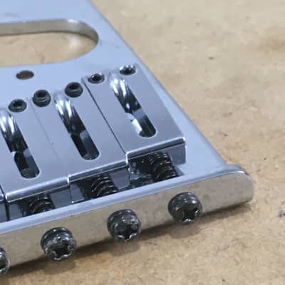 Fender Modern American Gotoh? MIJ 6 Saddle Guitar Bridge Genuine Tele NOS Relic image 7