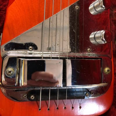 Electro Lap Steel 60's - Transparent Red image 2