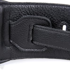 Levy's MSS2 4.5-inch Garment Leather with Heavy Padding Bass Strap - Black image 5