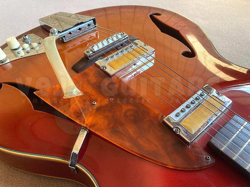 GUYATONE SG-12T *ORIG FOIL PUPS* MIJ VINTAGE 1966 335 w/OHSC