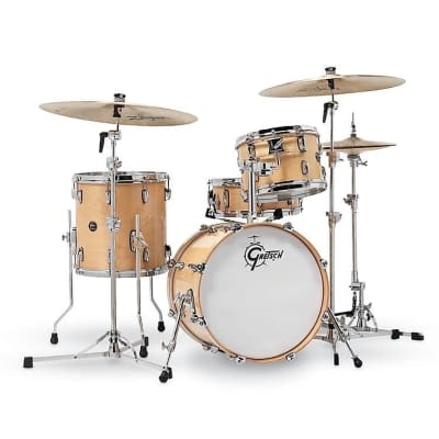 Gretsch RN2-J484-GN 12/14/18 Renown Drum Kit Set in Gloss Natural w/ Matching 14" Snare Drum image 1