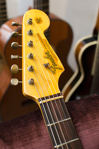 Fender Custom Shop 1965 Heavy Relic Stratocaster, Aged Black Fender Custom Shop 1965 Heavy Relic Stratocaster, Aged Black