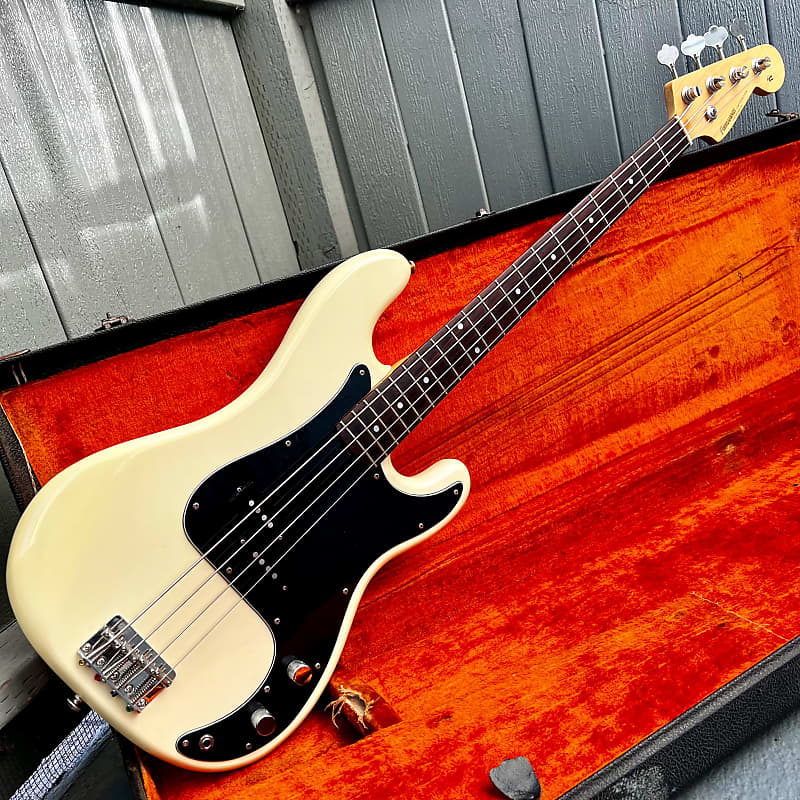 1980s Fernandes The Revival RPB-38 '60s Precision Bass (Lawsuit era) Made  in Japan White